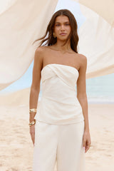 Laidback Lover Strapless Set Cream