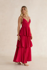 Thinking About This Maxi Dress Burgundy