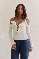 Tonic Of Dreams Long Sleeve Top Cream