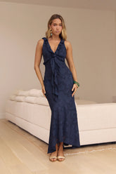 Letters To You Maxi Dress Navy