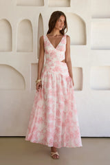 In Your Heart Maxi Dress Pink
