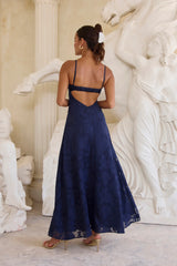 Habita Maxi Dress Navy