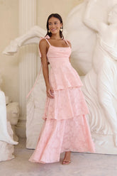 Meadow Of Dreams Maxi Dress Pink