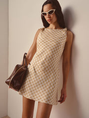 Louisa Silk Twill Dress