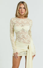 Lioness - Midnight Mini Dress - In Butter