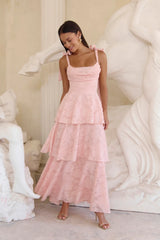 Meadow Of Dreams Maxi Dress Pink