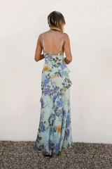Petals Unfold Maxi Dress Print