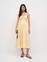 Petites Balia Linen Dress