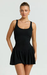 Lioness - Field of Dreams Mini Dress - In Onyx