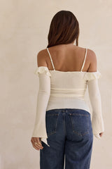 Tonic Of Dreams Long Sleeve Top Cream