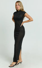Lioness - Refined Maxi Dress - In Onyx