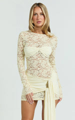 Lioness - Midnight Mini Dress - In Butter