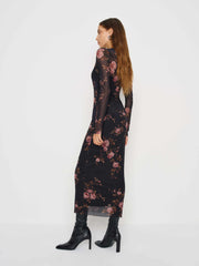 Rene Mesh Knit Dress