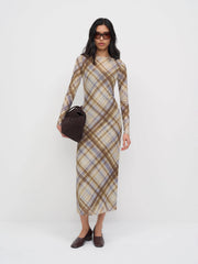 Rene Mesh Knit Dress