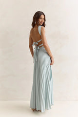 Song Of The Sky Plisse Maxi Dress Sage