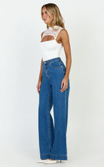 Blanche Top - Cut Out Lace Top in White