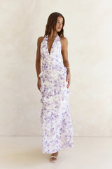 Need For Love Halter Maxi Dress Purple
