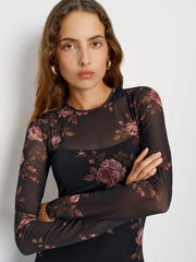 Rene Mesh Knit Dress