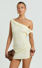Lioness - Sweetheart Mini Dress - In Butter
