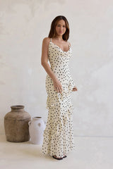 Stopping Time Maxi Dress Cream