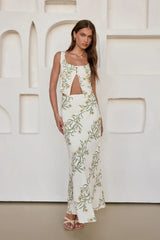 Hopes and Dreams Maxi Skirt Cream