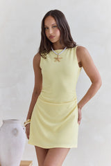Andromeda Mini Dress Yellow