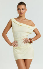 Lioness - Sweetheart Mini Dress - In Butter