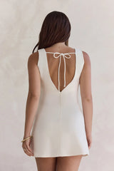 Amina Mini Dress Beige