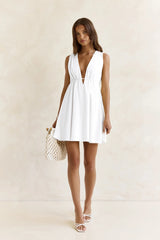 Spritz Of The Sun Mini Dress White