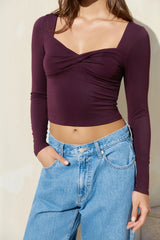 Roam Free Forever Long Sleeve Top Purple