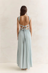 Song Of The Sky Plisse Maxi Dress Sage