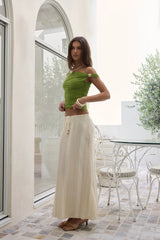 Villa Bliss Maxi Skirt Beige
