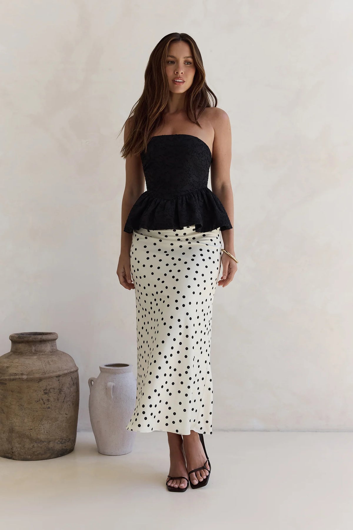 Wardrobe Winner Strapless Top Black