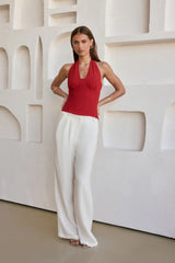Blazing Suns Halter Top Red
