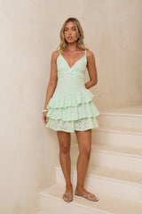 Sweet Flirtations Mini Dress Mint