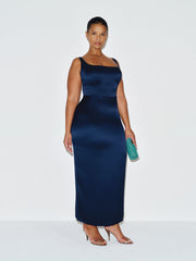 Ambre Silk Dress Es