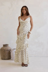 Stopping Time Maxi Dress Cream