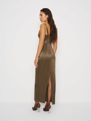 Ambre Silk Dress