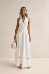 Days Of Dreaming Halter Maxi Dress White