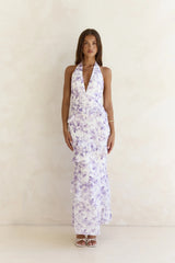 Need For Love Halter Maxi Dress Purple